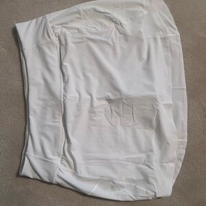 Athleta White Run With It 16" Skort